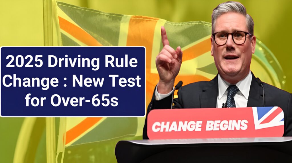 2025 UK driving test for over 65s