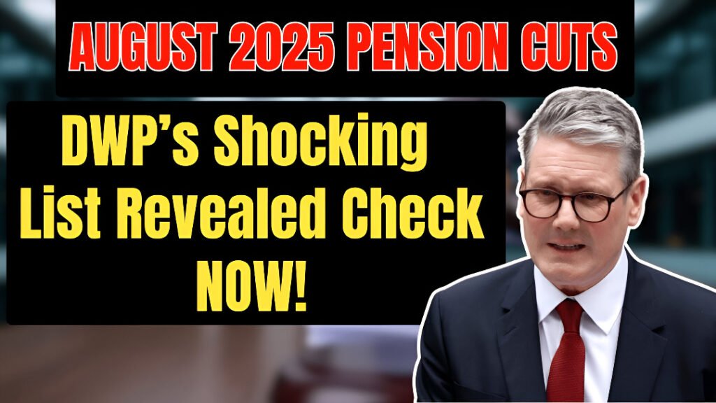DWP cuts State Pension to £115 a week August 2025