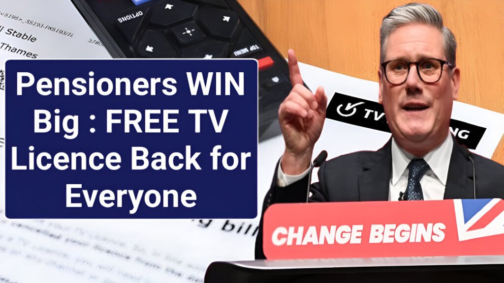 Free TV Licence for Pensioners UK