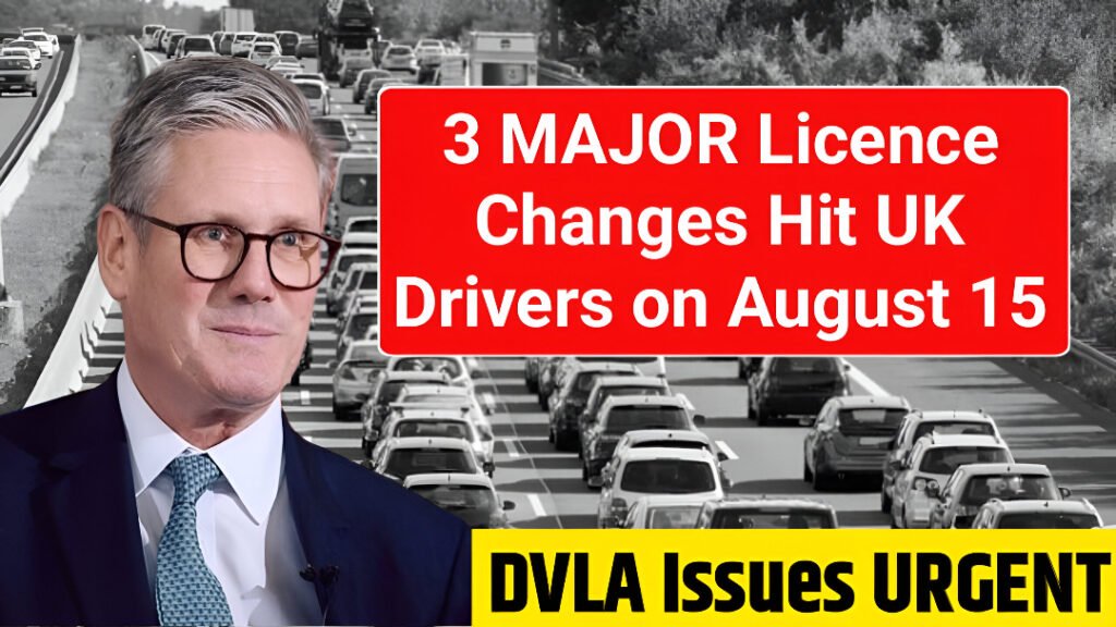 UK driving licence changes August 2025