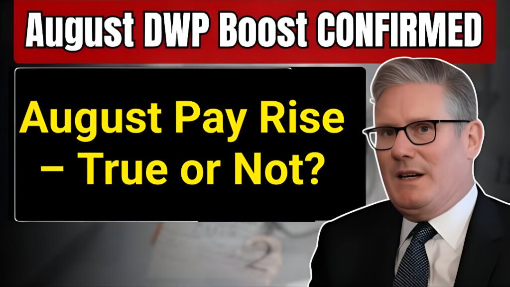 DWP August pension boost 2025 UK pensioners pay rise
